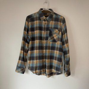 CQR Men's All Cotton Flannel Shirt, Long Sleeve Casual Button Up Plaid Shirt